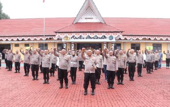 Polres Simalungun Gelorakan Patriotisme Sambut HUT RI ke-81