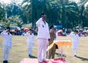Kepala Desa Pematang Seleng Dan jajaran Melaksanakan Upacara Peringatan HUT RI Ke-81