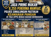 Polres Simalungun Pastikan Pangan 8.255 Penerima Manfaat Aman