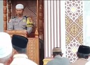 Jadi Khatib Jumat, Bhabinkamtibmas Polsek Bosar Maligas Ajak Jaga Toleransi