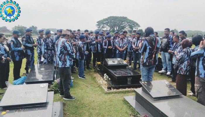 HUT IPK ke-57, Satgas Sumut Ziarah ke Makam Olo Panggabean