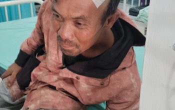 Pembukaan Jalan Menuju Lahan Produksi Masyarakat Pangguruan di Hadang Perusuh