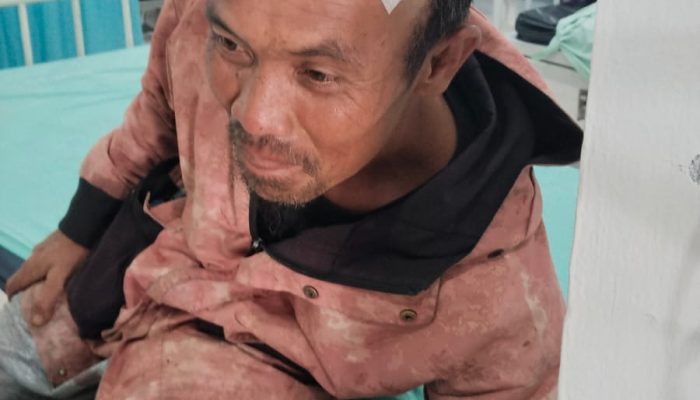 Pembukaan Jalan Menuju Lahan Produksi Masyarakat Pangguruan di Hadang Perusuh