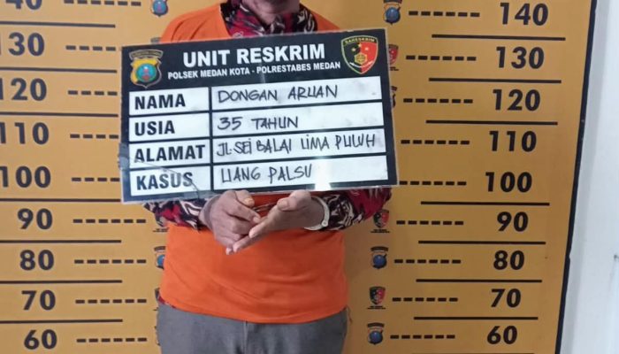 Beli Bawang Pakai Upal, Residivis Ditangkap Polsek Medan Kota