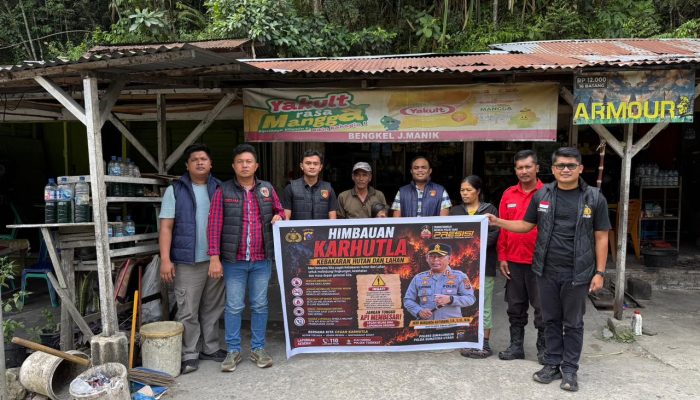 Cegah Karhutla, Polres Simalungun Gandeng Manggala Agni