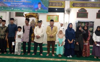Pemkab Taput Hadiri Maulid Nabi di Masjid Syuhada