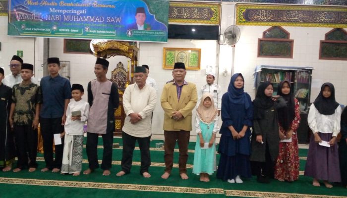 Pemkab Taput Hadiri Maulid Nabi di Masjid Syuhada