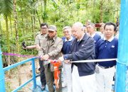 Bupati Taput Resmikan Jembatan Cinta Kasih Aek Poring