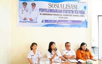 Perkuat Data Pembangunan, Pemkab Taput Sosialisasikan Statistik Sektoral