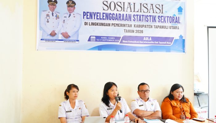 Perkuat Data Pembangunan, Pemkab Taput Sosialisasikan Statistik Sektoral