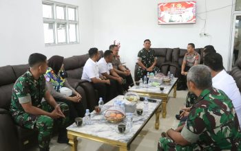 Kapolres Simalungun Perkuat Sinergitas TNI-Polri di Brigif TP 036/Harajaon Marpitu