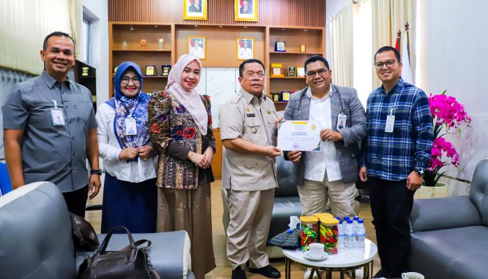 Wesly Silalahi Terima Silaturahmi Jajaran BSI