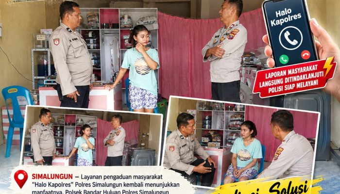 Halo Kapolres Direspons Cepat, Polsek Bandar Huluan Mediasi Konflik Keluarga
