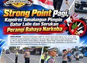 Kapolres Simalungun Turun ke Jalinsum, Tertibkan Lalu Lintas dan Serukan Perang terhadap Narkoba