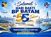 PJS Ucapkan Selamat Hari Bakti BP Batam ke-55