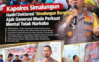 Kapolres Simalungun Ajak Generasi Muda Perangi Narkoba