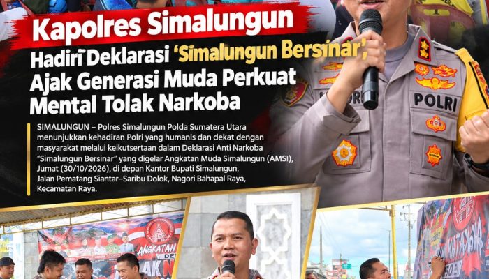 Kapolres Simalungun Ajak Generasi Muda Perangi Narkoba